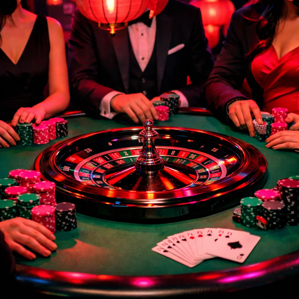 Luxe casinovloer met honderden instant-play slots